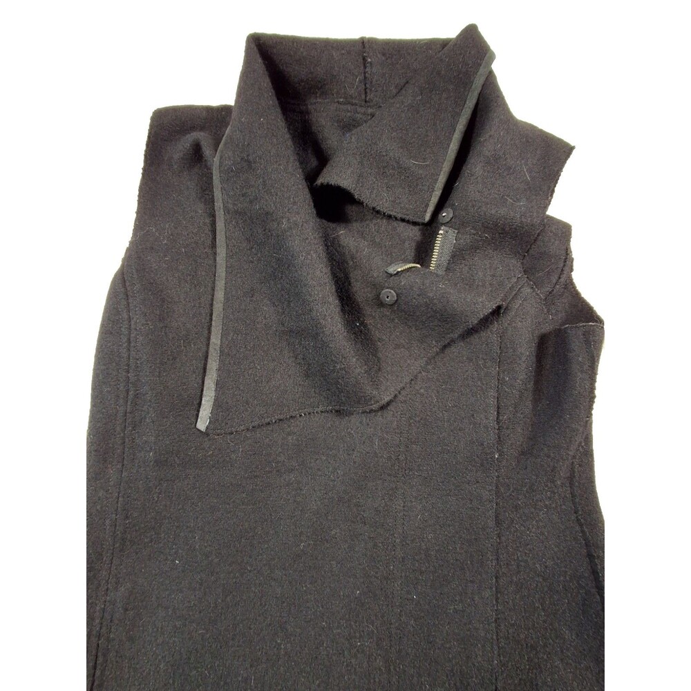 Pendleton Women's Wool Vest Duster Black Sleeveless Coat Size M - Picture 4 of 14